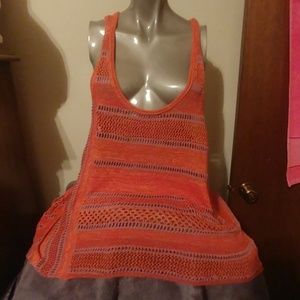 FREE PEOPLE Crochet Tank LARGE